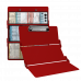 WhiteCoat Clipboard® Trifold - Red Critical Care Edition